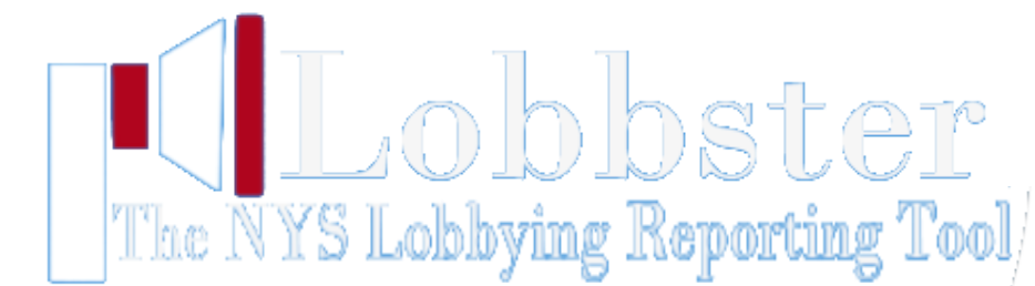 Lobbster Logo: The website for learning about NYS lobbying!